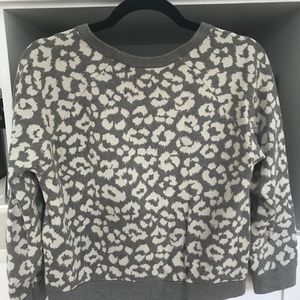 Marc by Marc Jacobs Leopard Sweatshirt Cropped